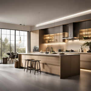 Compact kitchen cabinets perfect for small spaces.
