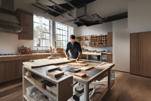 Durable and elegant kitchen cabinets made from premium materials.
