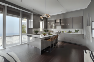 High-end kitchen cabinets for a touch of luxury.