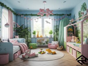 Cloud Nine : Whimsical Kids' Room Design
