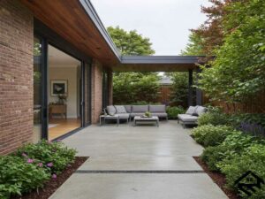 Sunset Views & Smooth Concrete: Outdoor Living Done Right
