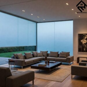 L-Shaped Layout With Smart Glass Windows