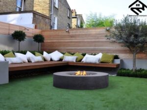 Gather Around the Fire: Rooftop Garden Social Space