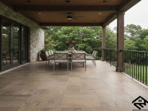 Underfoot Style: Contemporary Tile Terrace